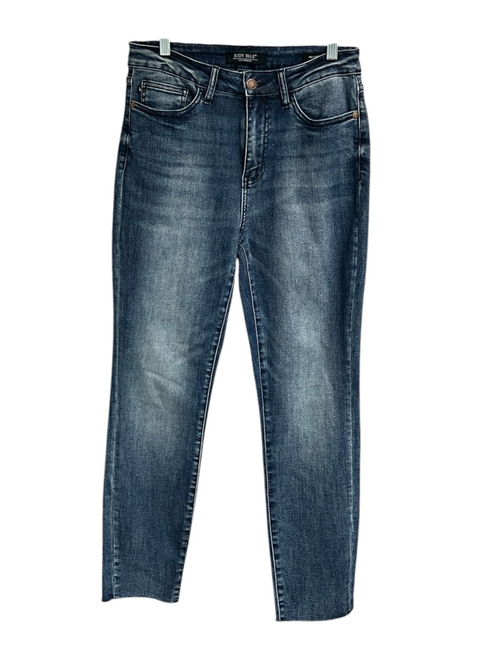 Judy Blue Relaxed Fit Straight Jeans - Washed Blue